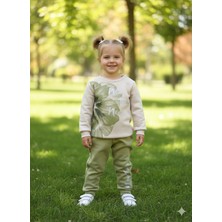 Şimo Butik Kız Çocuk Alt Üst Takım Uzun Kollu Eşofman Rahat Şık Modern Tasarım