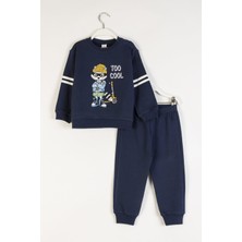 Dmb Mojo Erkek Çocuk 1-3 Yaş Baskılı Eşofman Takımı Lacivert