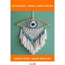 Letsii Nazar Boncuğu Göz Tasarımlı Rüya Kapanı Dream Catcher