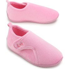 Gezer Kışlık Kız Çocuk Pvc Rahat Taban Cırt Cırtlı Ayarlanabilir Ev Okul Kreş Panduf Ayakkabı