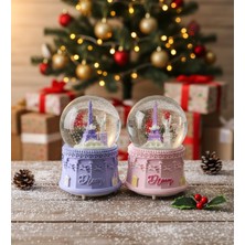Giftmoda Büyük Boy Işıklı Müzikli Eiffel Dream Kar Küresi