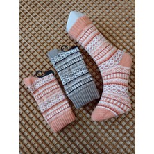 Rocks For Desenli Kalın Viskon Elit 2' Li Kadın Çorap