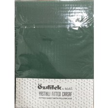 Özdilek Colurist Lastikli Fitted Tek Kişilik Çarşaf Takımı 100 x 200 +30 cm ( 30 cm Yükseklik ) Zümrüt