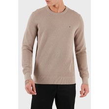 Tommy Hilfiger Pamuklu Regular Fit Bisiklet Yaka Kazak Erkek Kazak MW0MW36347 Afe