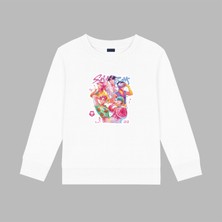 Blitz İstanbul Kpop Demon Hunters Hunterix Saja Boys Tasarım Baskılı 3 Iplik Sweatshirt