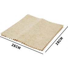 MiraLive 3 Pcs 28X28CM Yeşil Lif Kabak Bitiki Üretimi Saf Doğal Temizlik Bezi (K95)