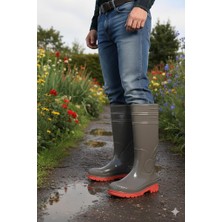 Fort 1199 Ulaş 37 cm Uzunluk Pvc %100 Su Geçirmez Tarım Çiftçi Sulama Iş Çizmesi