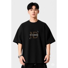 Nevermind Baskılı | Streetwear Oversize Tişört