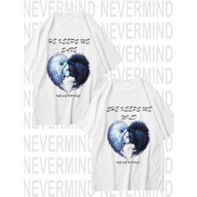 NEVERMIND He Keeps Me Safe / She Keeps Me Wild – Unisex Çift Tişörtü 2'li
