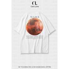 Nevermind Mars Baskılı Özel Oversize Unisex Tişört