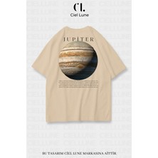 Nevermind Jupiter Baskılı Özel Oversize Unisex Tişört