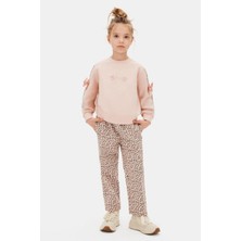 Nk Kids Kız Çocuk 4-8 Yaş Fiyonk Detaylı Sweatshirt Krem