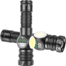 Zoomlu 30W Powerbank Mıknatıslı Avcı Kamp Tamirci Feneri