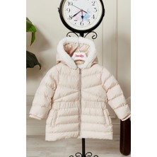 Benitto Kids Kız Bebek Kapüşonlu Kışlık Mont 51333