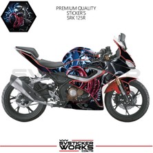 Rks Srk 125R Sticker Kaplama Venom Kaplama Modeli Hazır Kit
