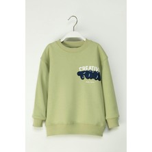 Dmb Mojo Erkek Çocuk 4-9 Yaş Tokyo Sırt Baskılı Sweatshirt Yeşil