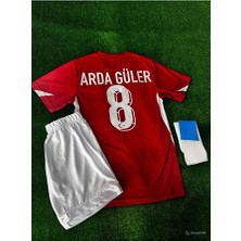 Special Arena Türkiye Milli Takım Arda Güler Kırmızı Futbol Çocuk Forması 3'lü Set