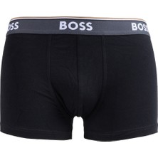 Boss Siyah - Gri Erkek Boxer Trunk 3p Power Design