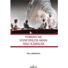 Orion Kitabevi Türkiye'de Yönetimler Arası Mali Ilişkiler