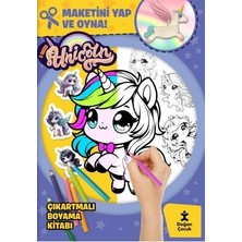 Doğan Çocuk I Love Unicorn Çıkartmalı Boyama Kitabı - Maketini Yap ve Oyna!