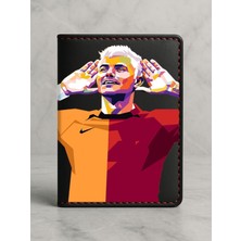 Nurdic Ruhsat Koruyucu Baskılı Kart Bölmeli Siyah Vinlex Deri Ruhsat Kabı Kılıfı Maurodesen