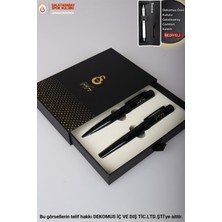 Dekomus Ile Lisanslı Galatasaray Kutulu 2'li Dolma Kalem & Tükenmez Kalem Premıum Set "dekomus Özel Kutulu Comfort Kalem Hediyeli"