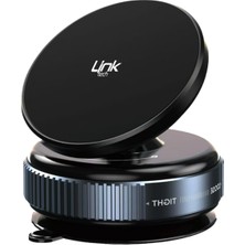 Linktech H874 Premium Magepro Manyetik Vakumlu Telefon Tutucu
