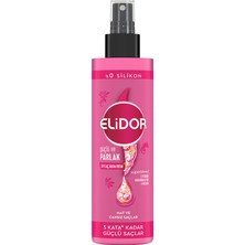 Elidor Sıvı Saç Bakım Kremi Güçlü ve Parlak 200 ml %0 Silikon ile Mat ve Cansız Saçlar için