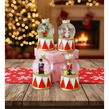 Giftmoda Fındıkkıran Yılbaşı Temalı Işıklı Mini Kar Küresi