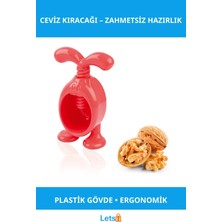 Letsii Ergonomik Plastik Ceviz Kıracağı Kolay Kullanım ve Pratik Tasarım
