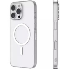 Iphone 15 Uyumlu Kılıf Kablosuz Şarj Destekli Şeffaf Silikon Kapak