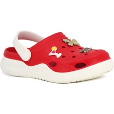 Monapicco Zenne Stella Cross Terlik Beyaz - Kırmızı No 39