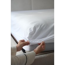 Needle Tek Kişilik Lastikli Çarşaf Beyaz