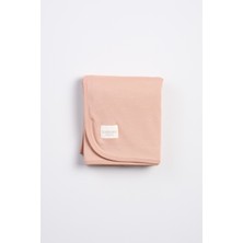 Bondberro Çift Taraflı Interlok Battaniye %100 Pamuk Oeko-Teks Sertifikalı 100 x 85 cm  ( Acı Kahve )