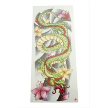 Fantastik Store Ejderha Tattoo Kol Dövme Sticker