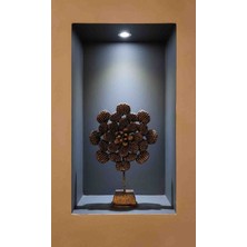 Curcuna Hediyelik Ayaklı Kaktüs Polyester Biblo