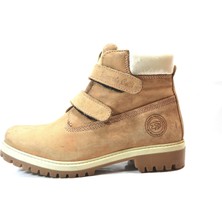 Riccardo Colli 1309 Hakiki Deri Sarı Cırtlı Su Geçirmez Erkek Çocuk Bot