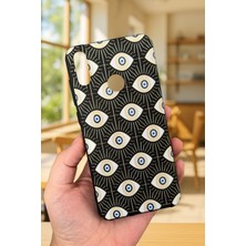 Vip Case Huawei Y6 2019 Uyumlu Evıl Eye Desenli Silikon Darbe Emici Klasik Korumalı Rubber Kılıf