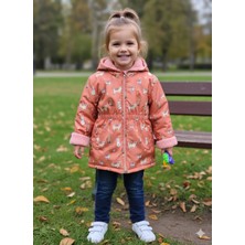 Şimo Butik Kız Çocuk Mont Kışlık Spor Içi Mifyonlu Kapüşonlu &kaban & Parka, !!! Dar Kalıp