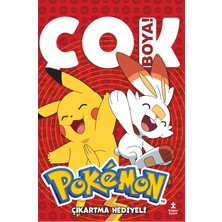 Doğan Çocuk Pokemon Çok Boya Çıkartmalı Dev Boyama Kitabı