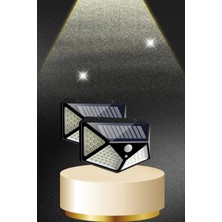 MCM Group Solar Sensörlü Duvar Lambası Bahçe Lambaso Parlak Beyaz Işık Suya Dayanıklı