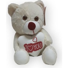 Kızılkaya Biricik 30 cm Kalpli Peluş Ayıcık  ' I Love You '