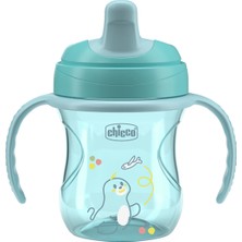 Chicco Yarı Yumuşak Uçlu Bardak +6 Ay Mavi 200 ml 3 Adet