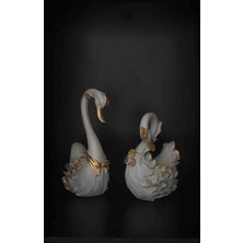 Curcuna Hediyelik Kokoş Kuğu Polyester Dekoratif Obje