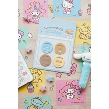 Miniso Sanrio Lisanslı Stacking Fun Serisi Yuvarlak Yapışkan Mini Notlar (4*20 Yaprak, Cinnamoroll)