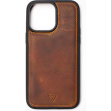 Wachikopa Back Cover Magsafe Case El Yapımı Hakiki Deri iPhone 16 Pro Kılıfı