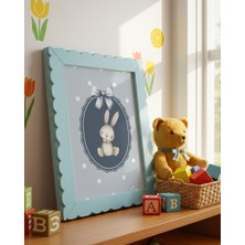 Fuart.Co Vintage Tavşan Dijital Baskı Vintage Poster (Çerçevesiz) VIFU