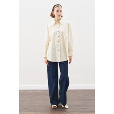 Manuka Bağlama Aksesuarlı Gömlek Tereyağı