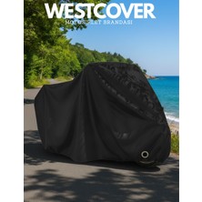 WestCover  Rks x Power 50 (Kilitli-Siyah) Motosiklet Brandası 4 Mevsim Koruma Örtüsü