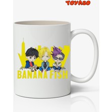 Toyaso Banana Fish Karakterler Anime Temalı Beyaz Kupa Bardak Sevgiliye Arkadaşa Hediye